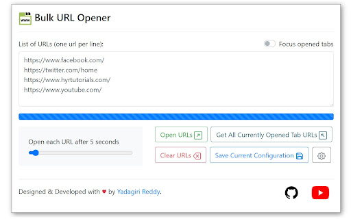 Bulk URL Opener
