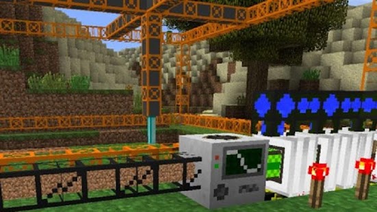 Minecraft 1.2.5 с модами BuildCraft и IndustrialCraft 2