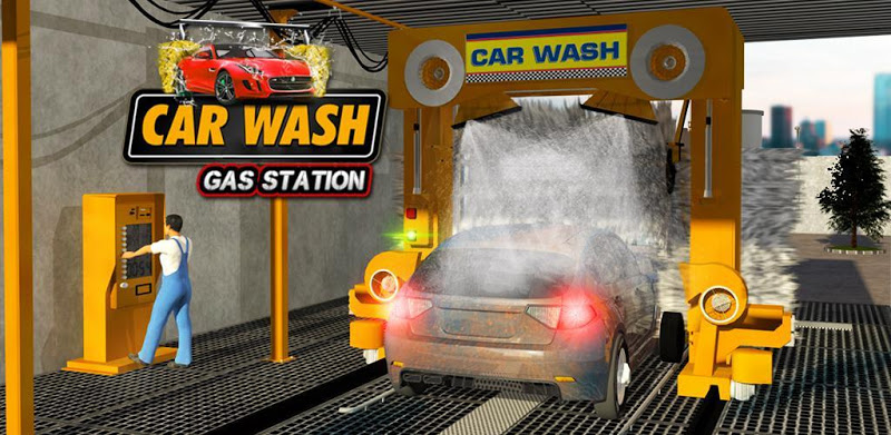 Smart Car Wash Service: Gas Station Car Paint Shop