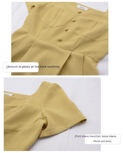 Title 8, Square Collar Long Plump Girls Short Sleeve Dre...