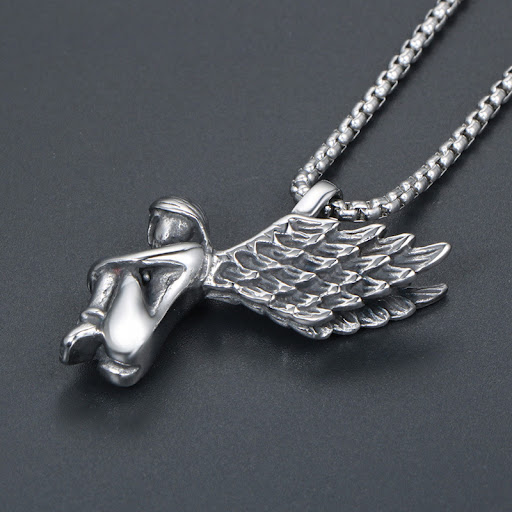 Title 1, Personality Fallen Angel Pendant Bible, a uniqu...