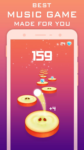 Splashy Tiles Bouncing To The Fruit Tiles