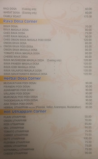 Hot Dosai menu 5