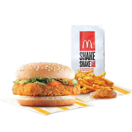 McSpicy Paneer + Fries (M) + Piri Piri Spice Mix