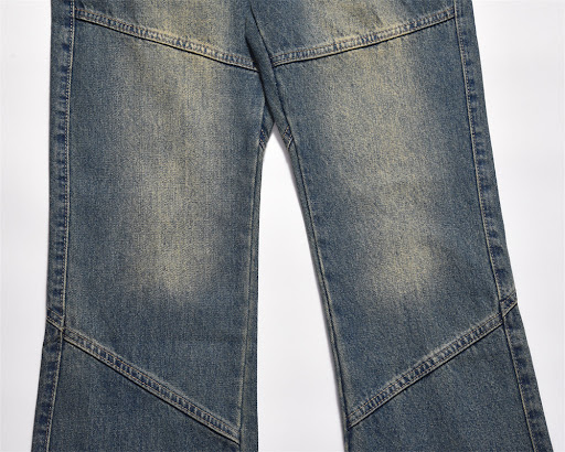 Title 3, Mens Deconstructed Stitching Loose Wide-leg Pa...