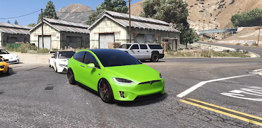 Racing Tesla Model X Simulator