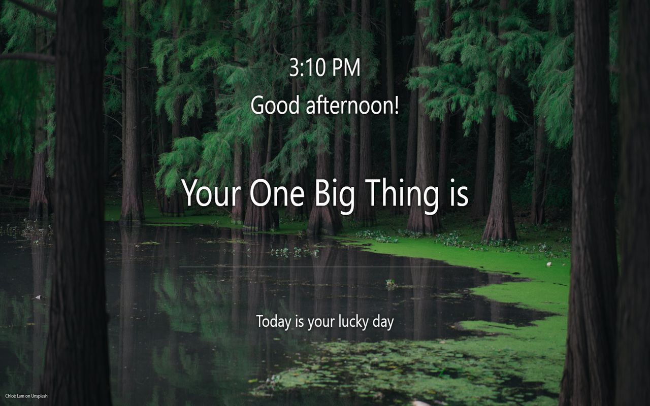 Focus: One Big Thing Preview image 0