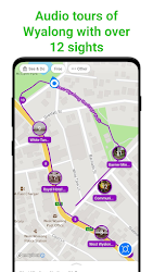 Wyalong Tour Guide:SmartGuide app interface screenshot screenshot