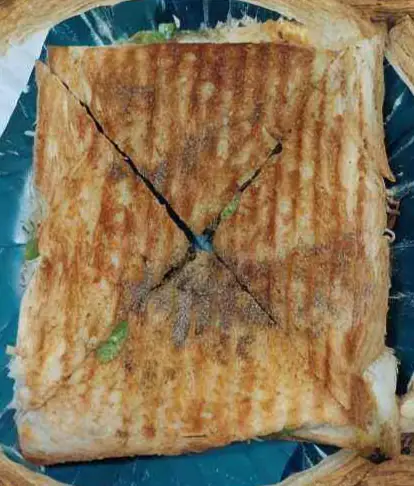 Aloo Cheese Grilled Sandwich