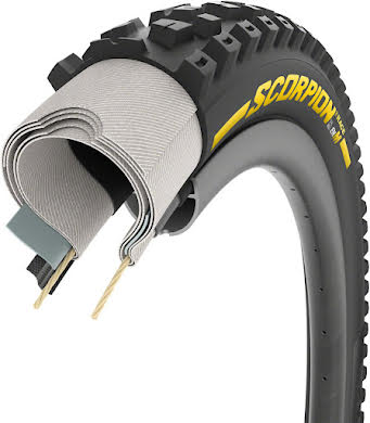 Pirelli Scorpion Race Enduro M Tire - 29x2.5, Yellow Label, DualWALL, SmartEVO DH alternate image 0