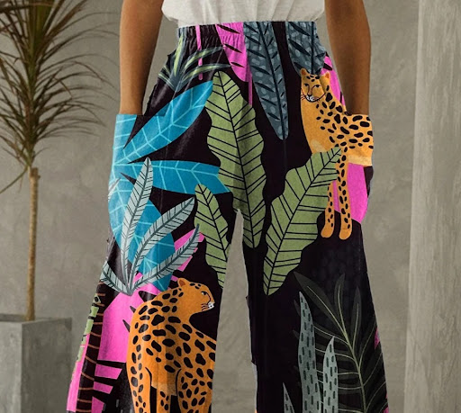 Title 1, Womens Casual Double Pocket Long Wide-leg Pant...