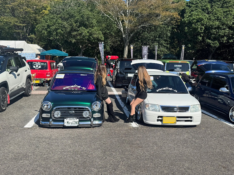 ミラジーノのミラl700s・オフ会・フリPaPa杯・フリpapa杯に参加してきましたに関するカスタム事例の投稿画像4枚目