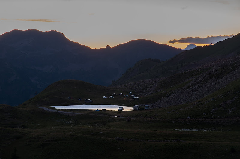 Lago d'Orgials dopo il tramonto di pntx