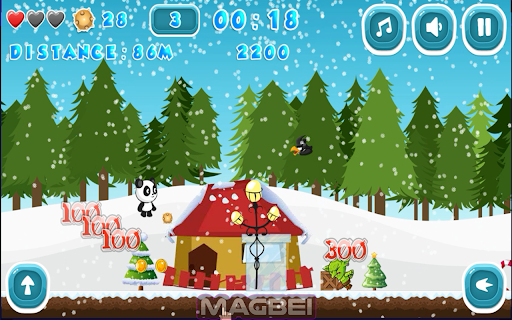 Christmas Panda Run Game - Runs Offline