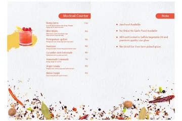 Khaan Paan - House Of Taste menu 