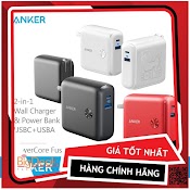 [Mã 99Elha Giảm 7% Đơn 300K] Củ Sạc Tường Kiêm Pin Sạc Dự Phòng Anker Powercore Fusion 10000Mah Usb - C (A1623) Dùng Lướt