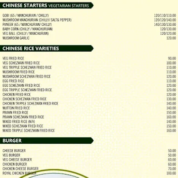 Savoury Arabian Specialty Multi Cuisine Restaurant menu 