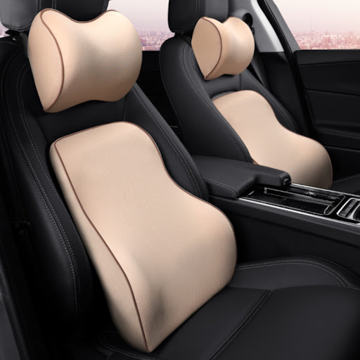 Title 1, Memory foam car headrest and lumbar support for...