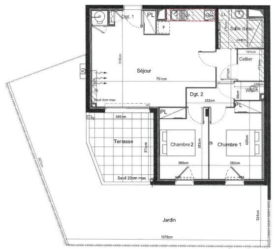 Vente appartement 3 pièces 66.5 m² à Sauvian (34410), 269 900 €