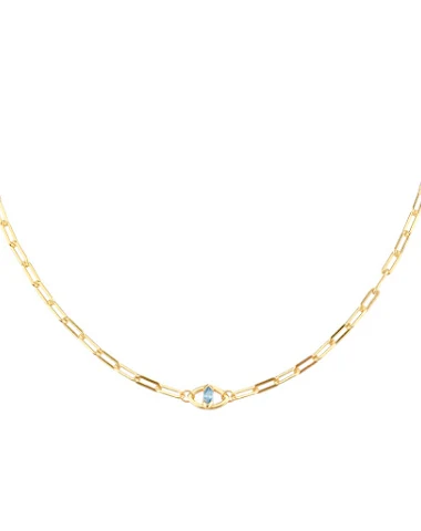 Cadena Rectangular de Plata de Ley - 3
