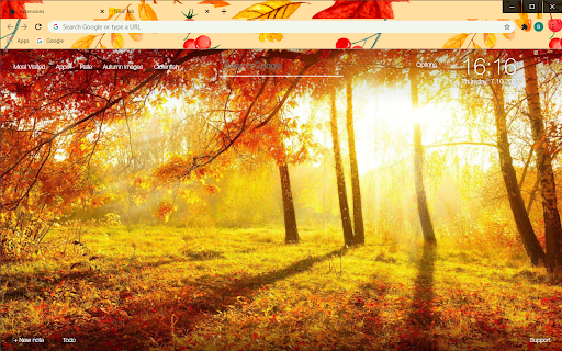 FreeAddon.com - Autumn Falls Theme