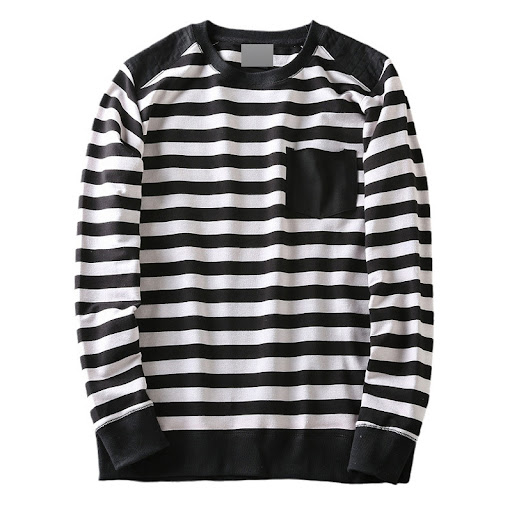 Title 4, GVN23 Mens Versatile Striped Sweater, a perfec...