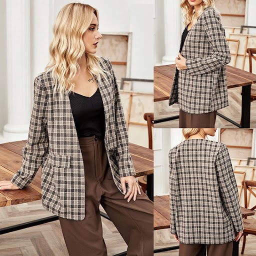 Title 3, Fall and winter plaid blazer
