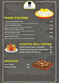 Cheese Villa menu 2