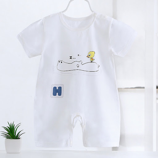 Title 12, Baby short sleeve bodysuit Soft and breathable ...