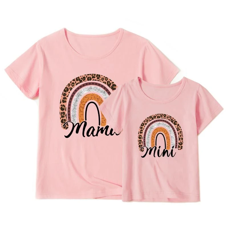 Title 5, Valentinstag Mutter-Tochter-Outfit, Sommer-Casu...