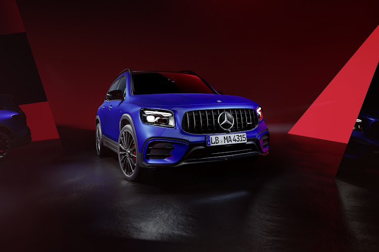 The high-performance SUV features many design tweaks including an AMG-specific radiator grille, front splitter, prominent rear apron, AMG night pack and black roof spoiler. Picture: SUPPLIED