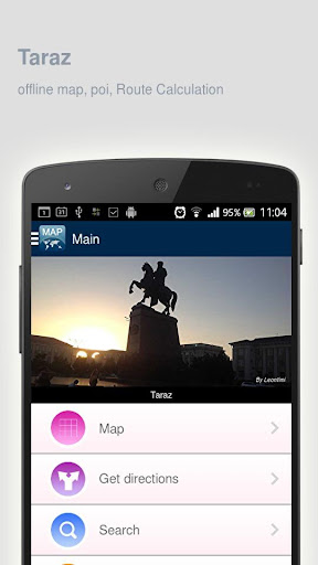 Taraz Map offline