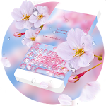 Cover Image of Download Pink Drops RainbowKey Theme 1.6.3 APK