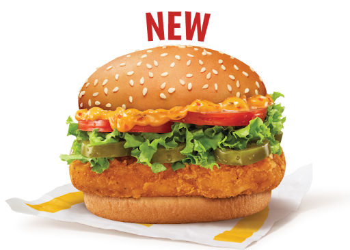 McSpicy Deluxe Chicken Burger