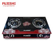 Bếp Gas Fujishi Fj - H21 - Khung Bếp Cao 10 Phân - Điếu Gang Đúc Lửa Lớn - Đun Nấu Nhanh - Hàng Chính Hãng