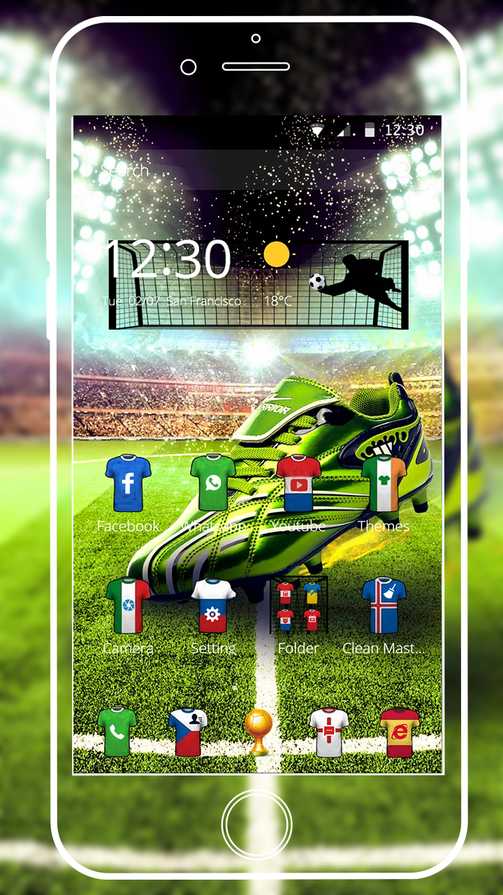 football team jersey theme 3D Screen 3