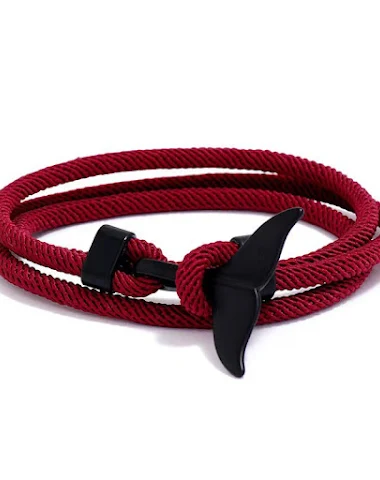 Bracelet Tressé Ancre Marine Ocean - 3