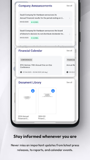 Screenshot SACO Investors Relations