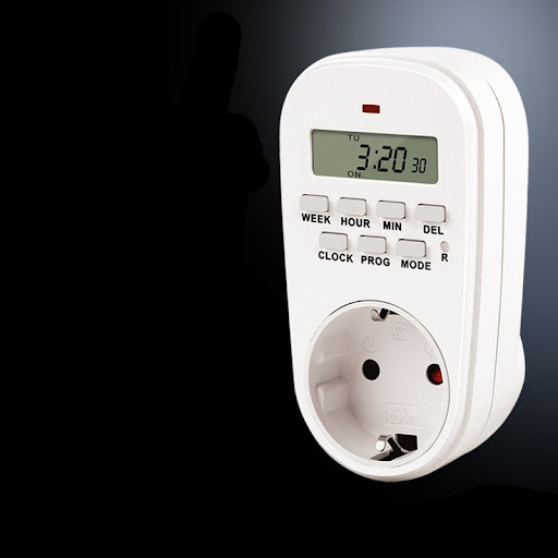 Title 2, Digital timer timing programming socket Automat...