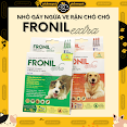 Fronil Extra Mới Nhỏ Gáy Ngừa Ve Rận, Bọ Chét Cho Chó