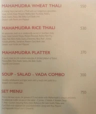 Mahamudra menu 5