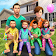 Happy Mother New Quadruplets Baby Family Simulator icon