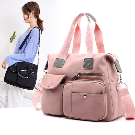Title 7, Shoulder Bag Mommy Bag Nylon Portable Large-cap...
