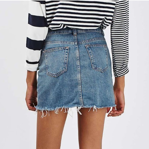 Title 6, Womens Summer Casual Denim Short Skirt. Comfor...