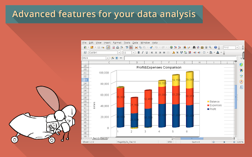 OpenOffice Calc on rollApp