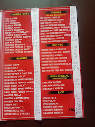 The Goan Deck menu 2