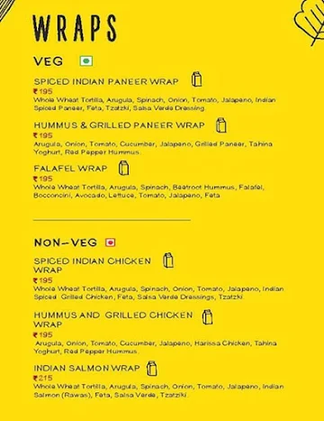 Flax menu 