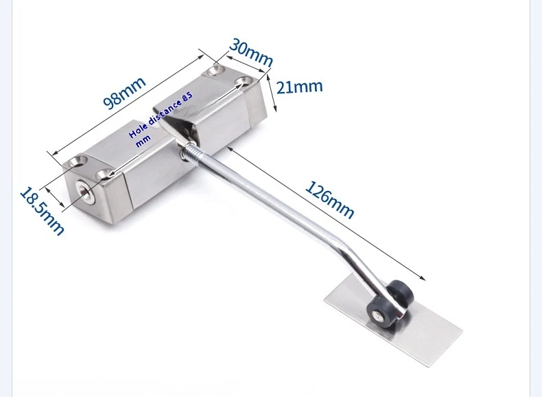 Title 7, Fechador Automático de Porta de Banheiro Aço In...