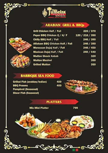 Palm Jumeira - MULTI CUSINE RESTAURANT menu 