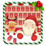 Red White Christmas Keyboard Apk